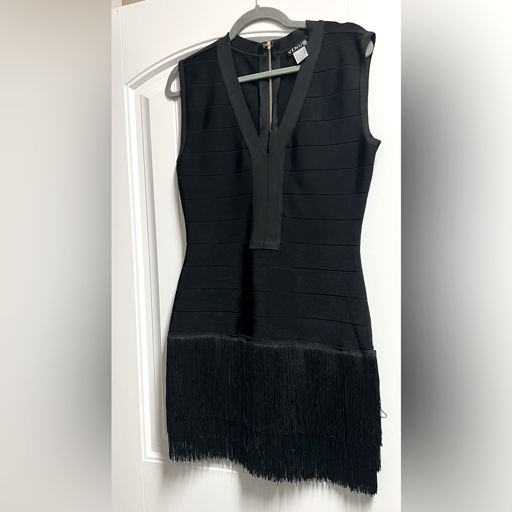 Black bandage dress. Used only once for new years